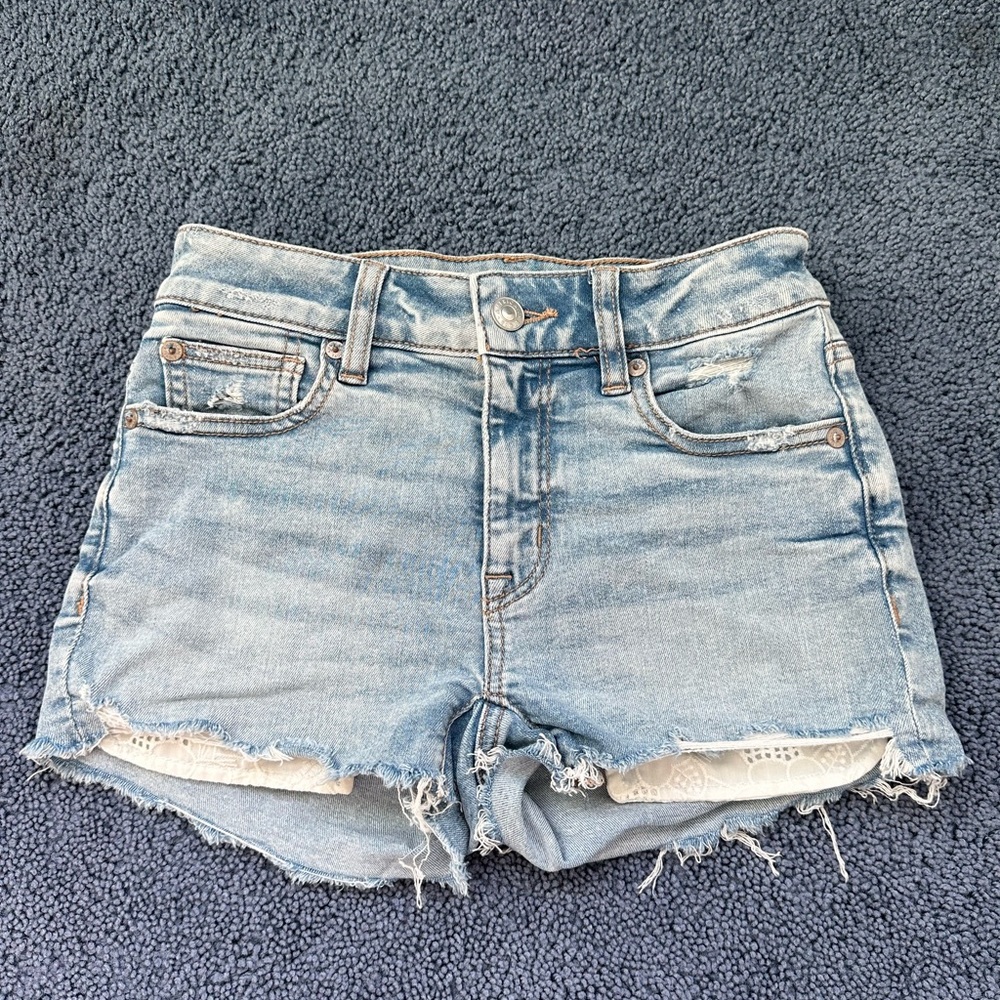 American eagle jean shorts
